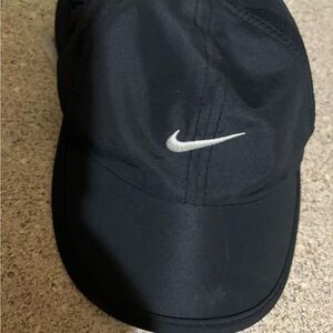 Nike Black Dri-FIT Toddler Cap with White Accents
